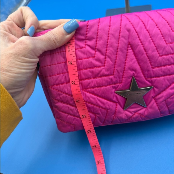 Stella McCartney Fuchsia Quilted Star Crossbody/Shoulder Bag - Picture 12 of 16